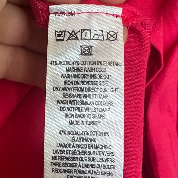 French Connection Vibrant Pink Wrapped Dress - Picture 8 of 9